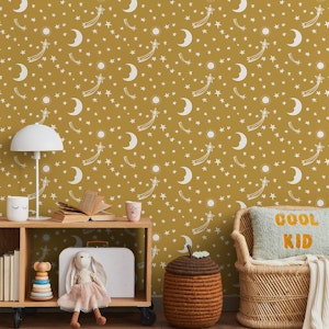 Starry Night Charm - Golden Olive