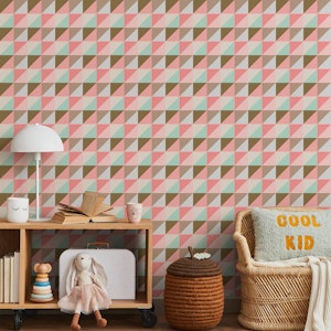 Soft Pastel Retro Geometry