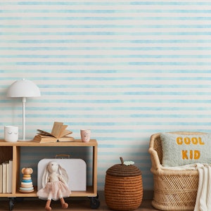Soft Blue Striped Dream