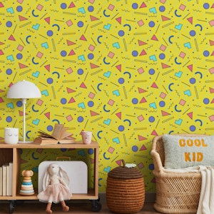 Colorful Memphis Style Design