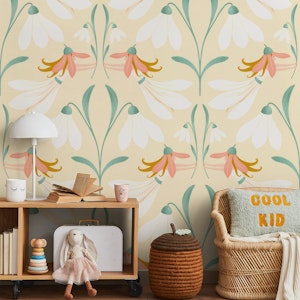 Fairies and Flowers beige