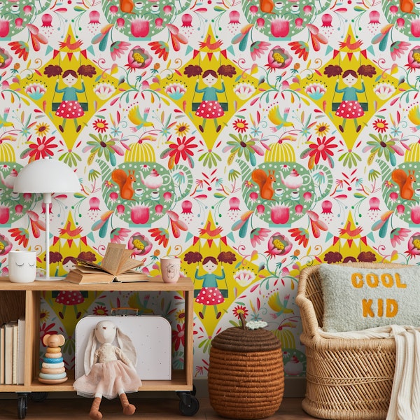 folk art garden party