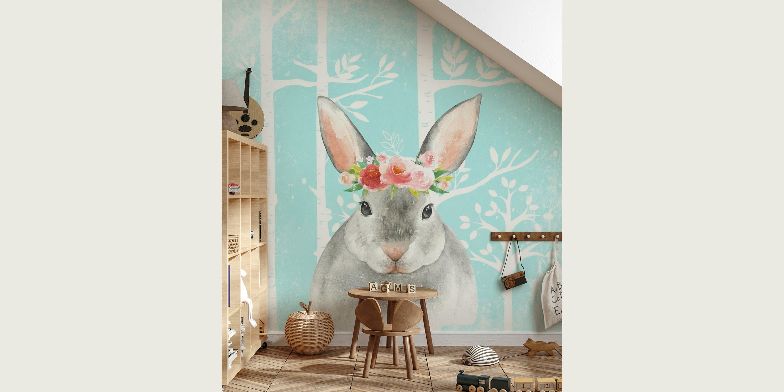 Little Flower Bunny papiers peint