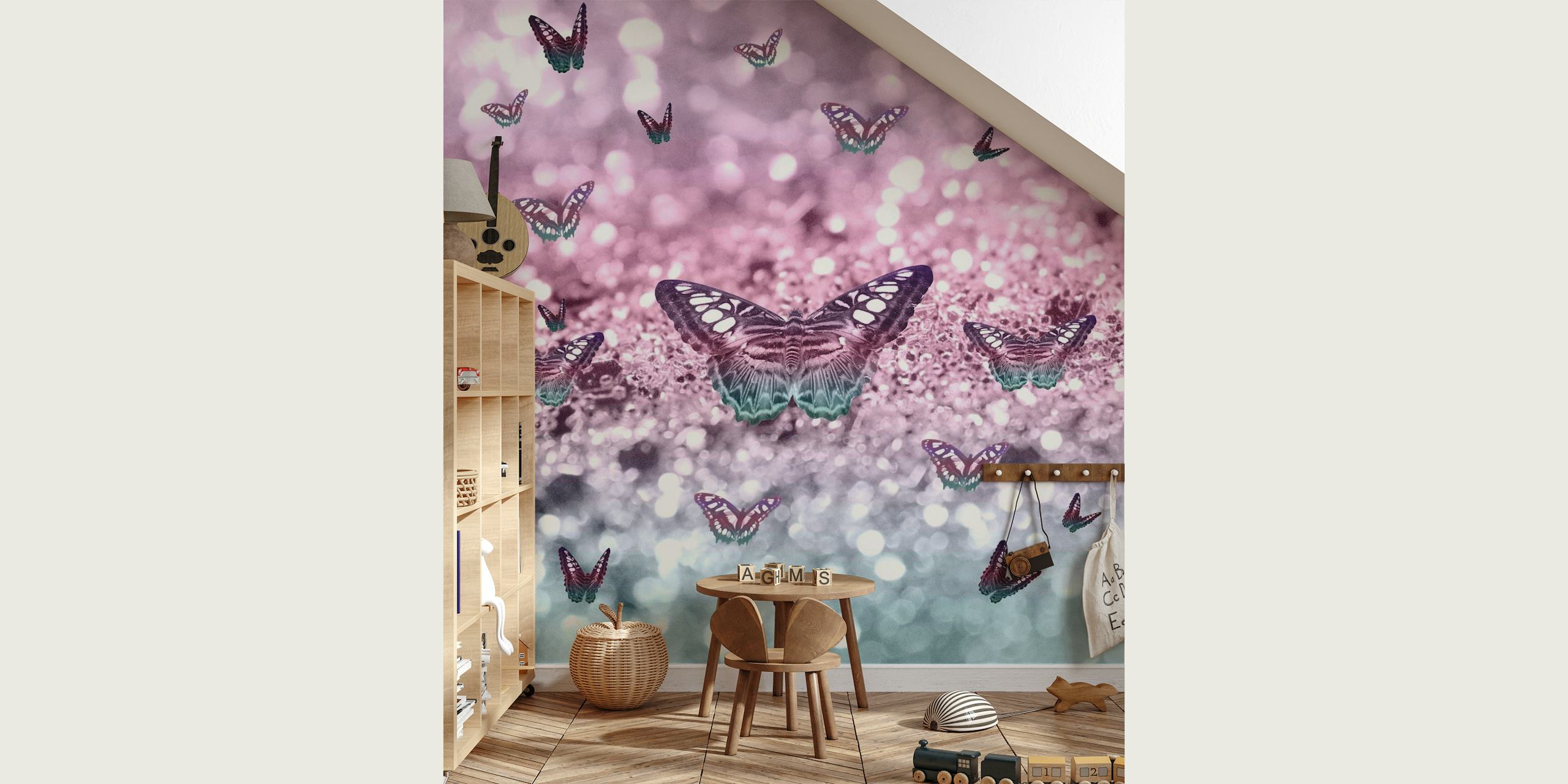 Pastel Unicorn Butterfly 2 wallpaper