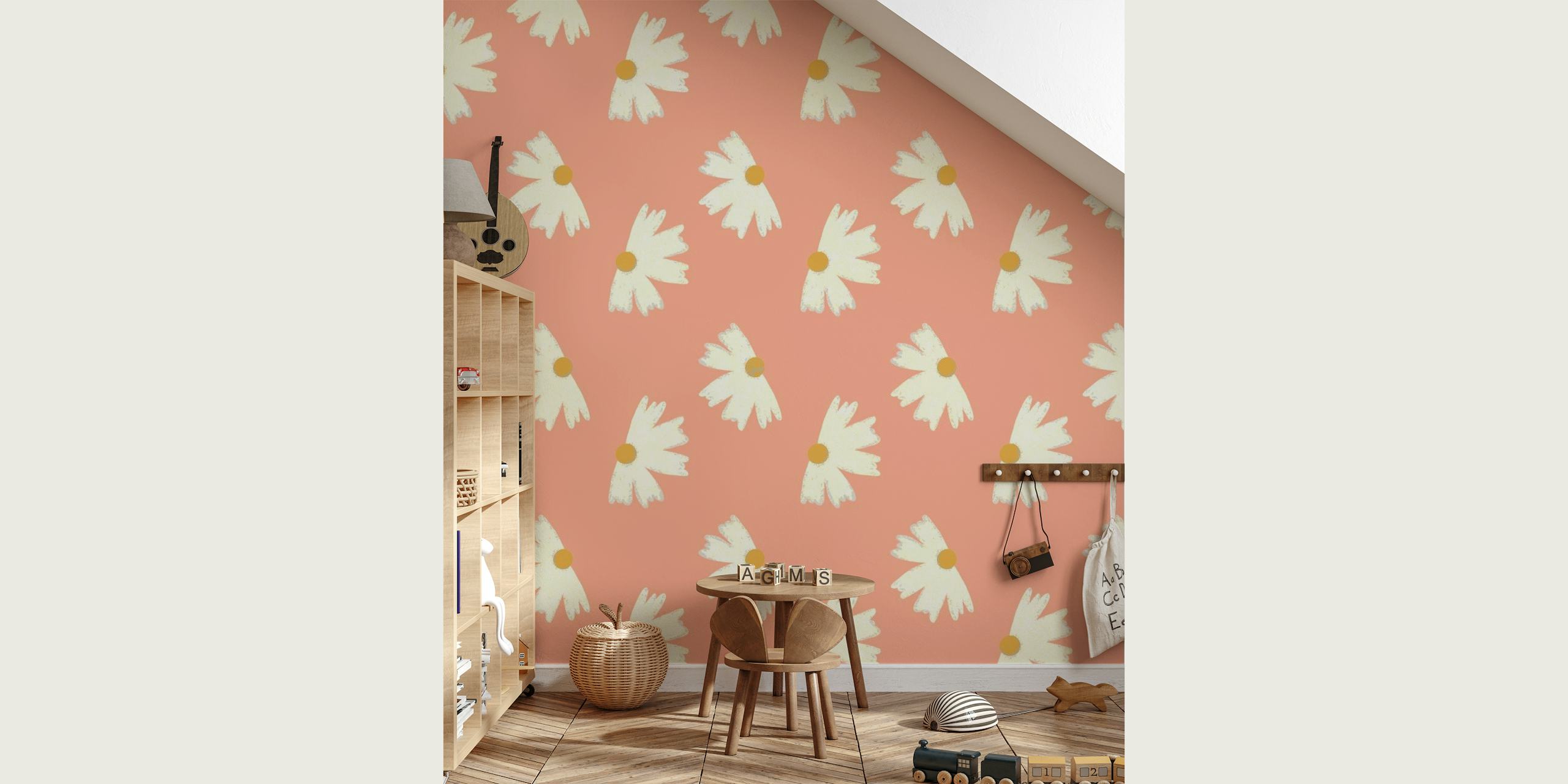 Marigold Pink wallpaper