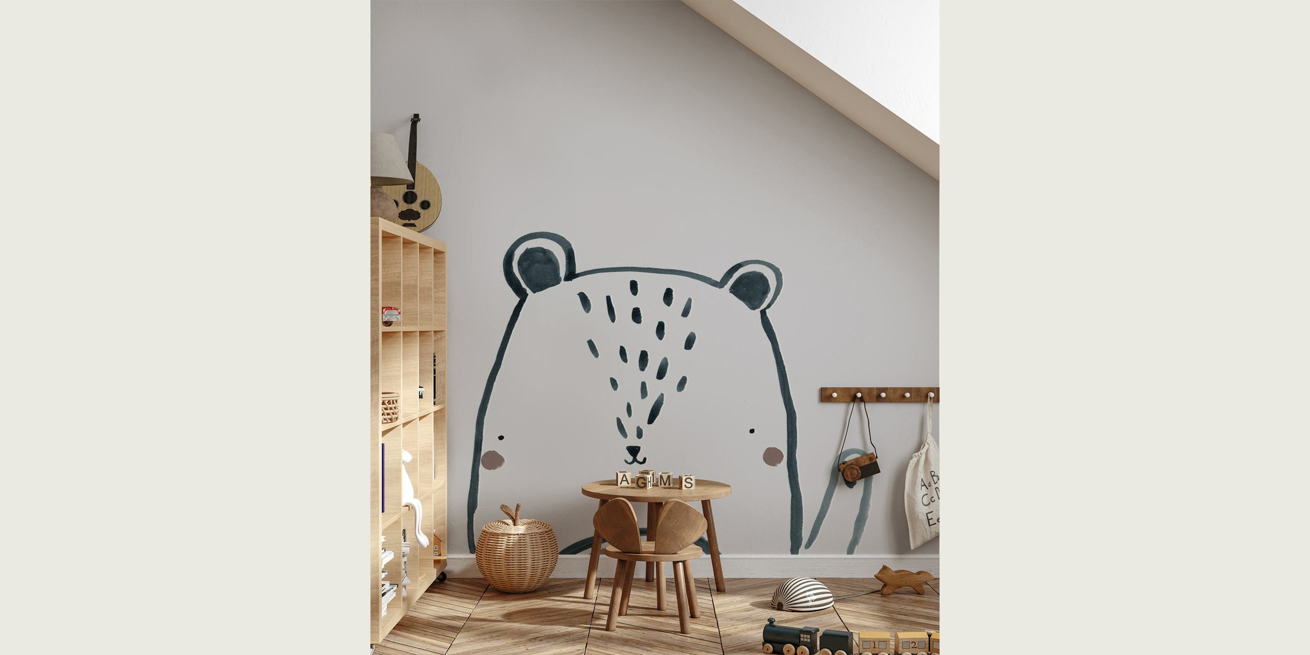 Peek a boo bear wallpaper