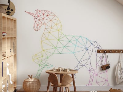 Geometric Colorful Unicorn
