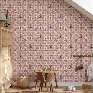 Scandi abstract floral for kids