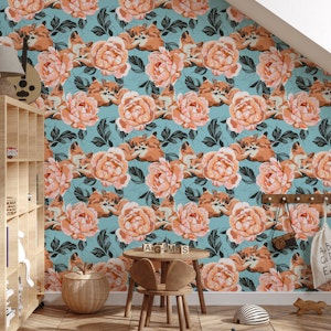 Mystic Fox Garden Scene