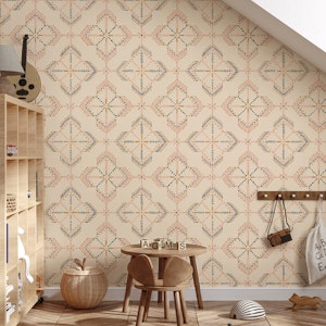 warm colored boho tiles