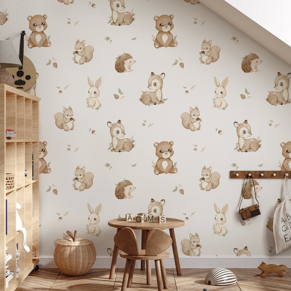 Forest in beige