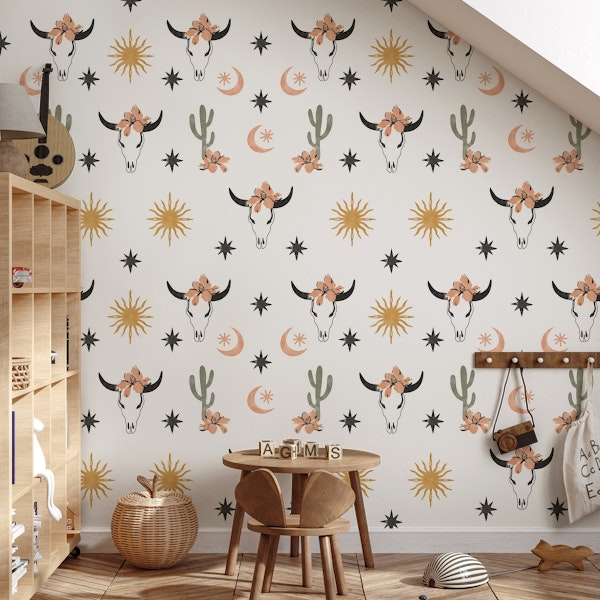 Western desert boho pattern