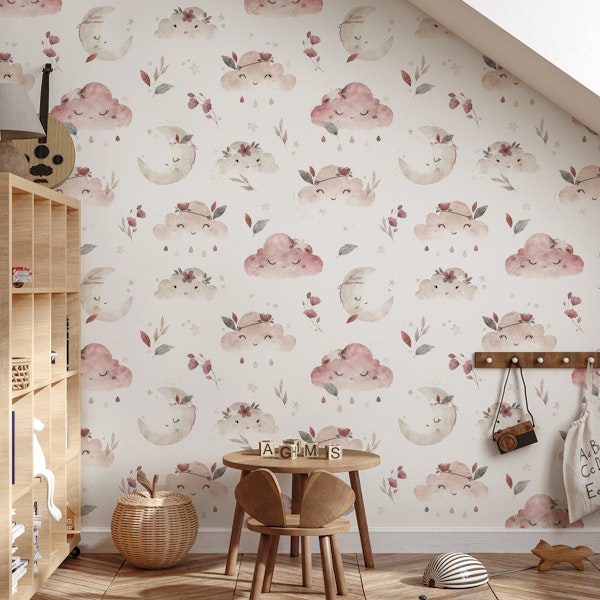 Boho Clouds - rose