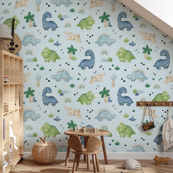 Little Dino Dreams - light blue