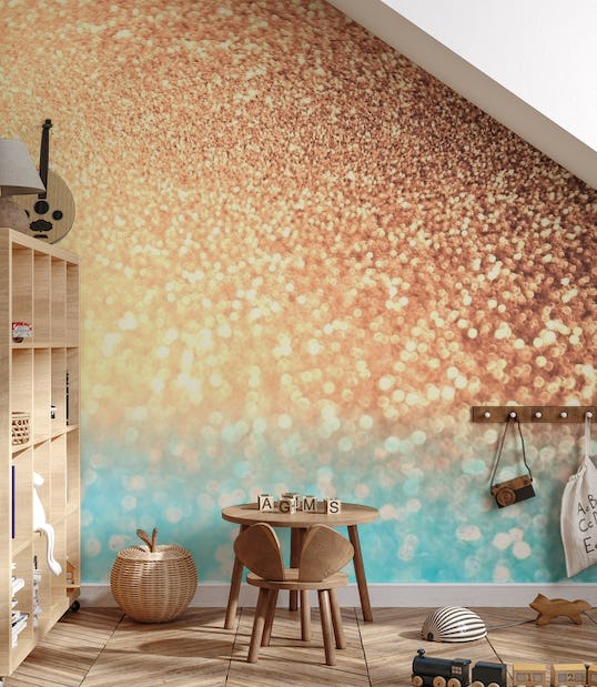 gold glitter wallpaper for walls