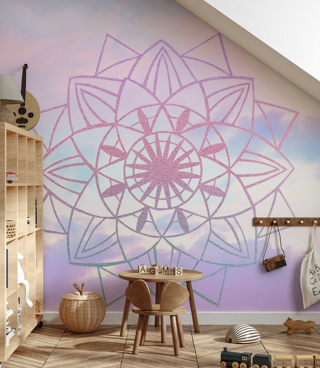 Star Mandala Unicorn Pastel 1 wallpaper