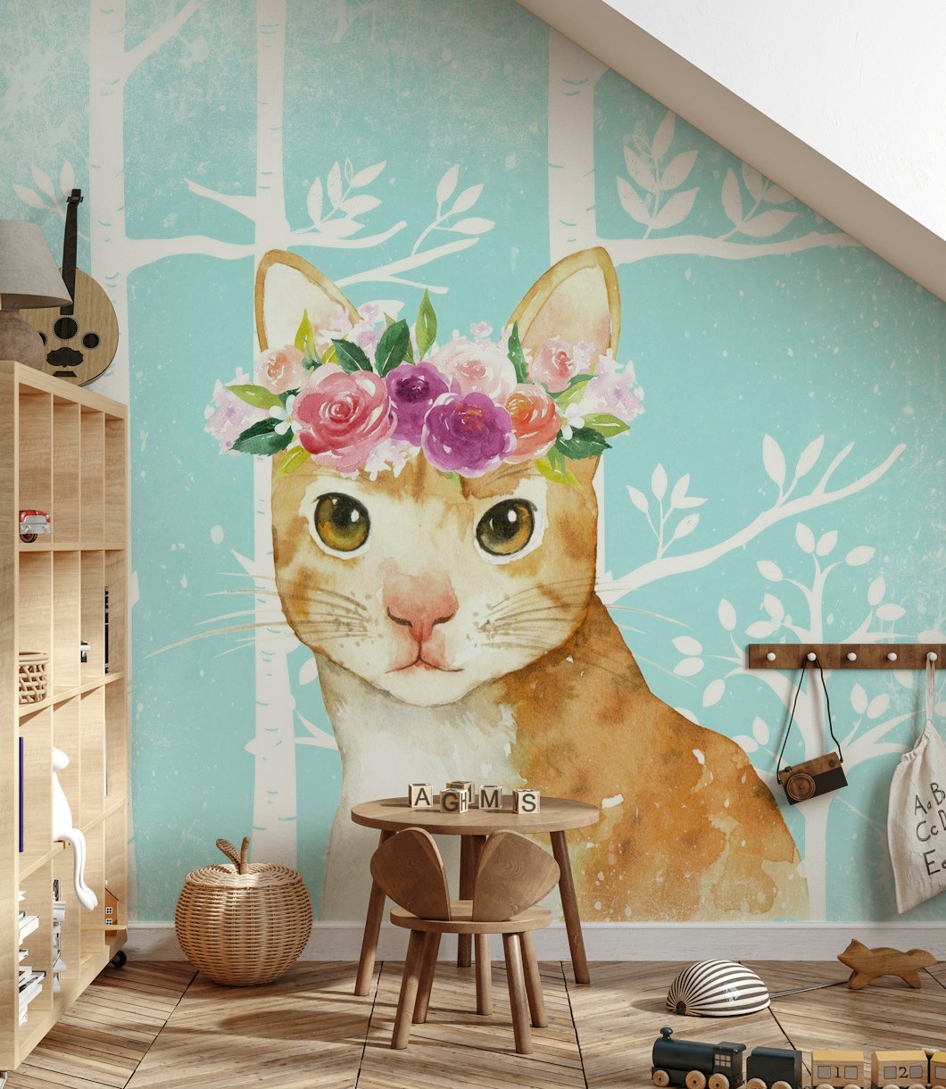 Little Flower Kitten wallpaper