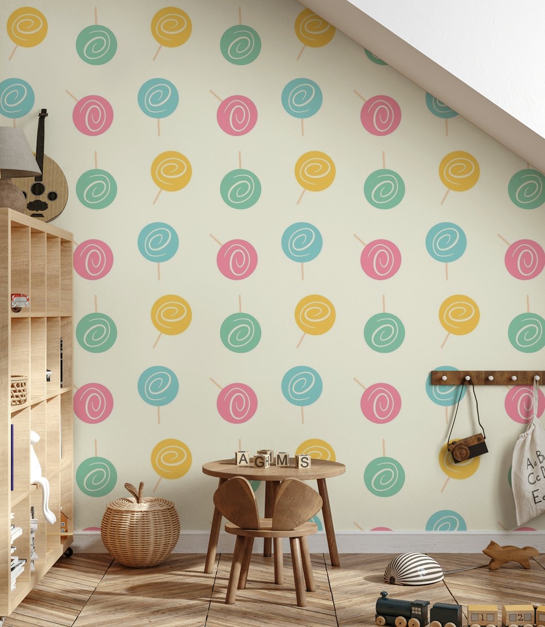 Colourful Lollipops wallpaper