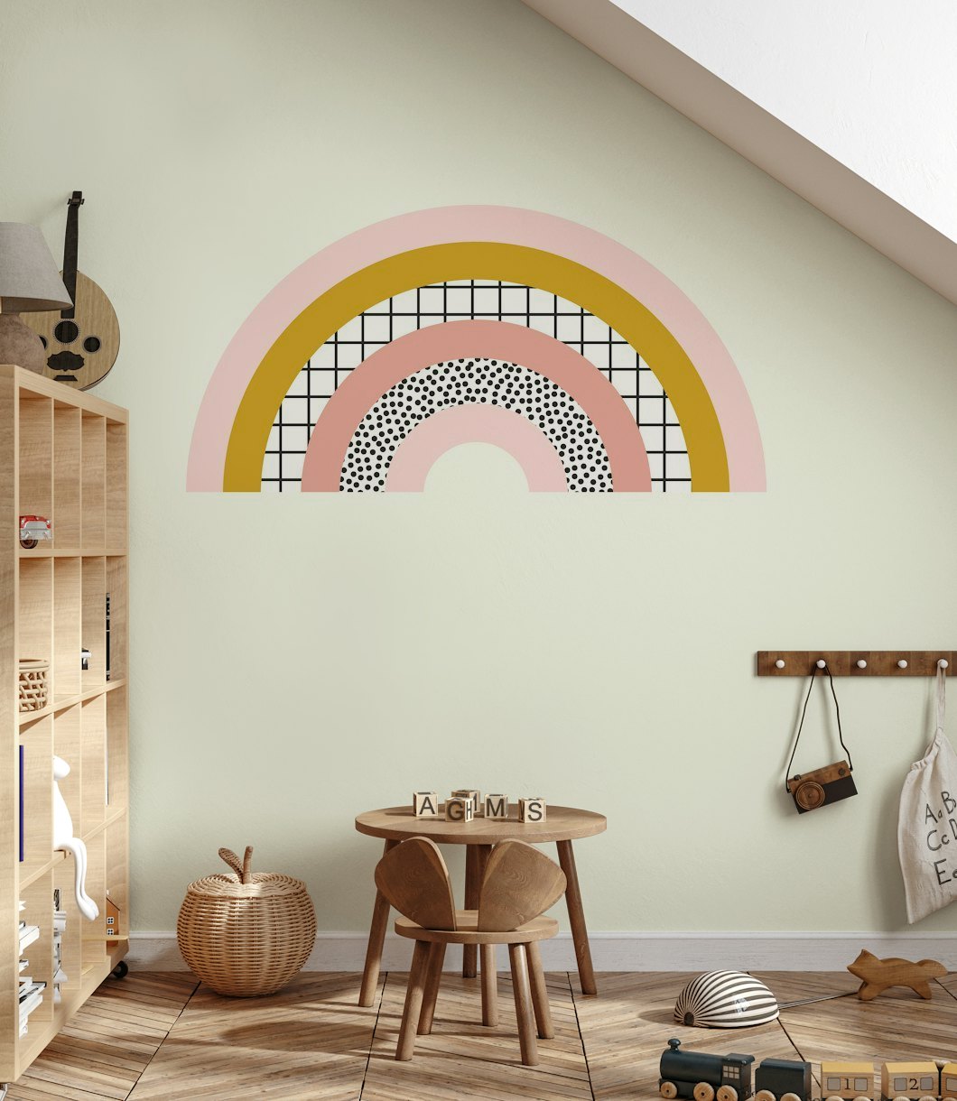 Large rainbow wallpaper