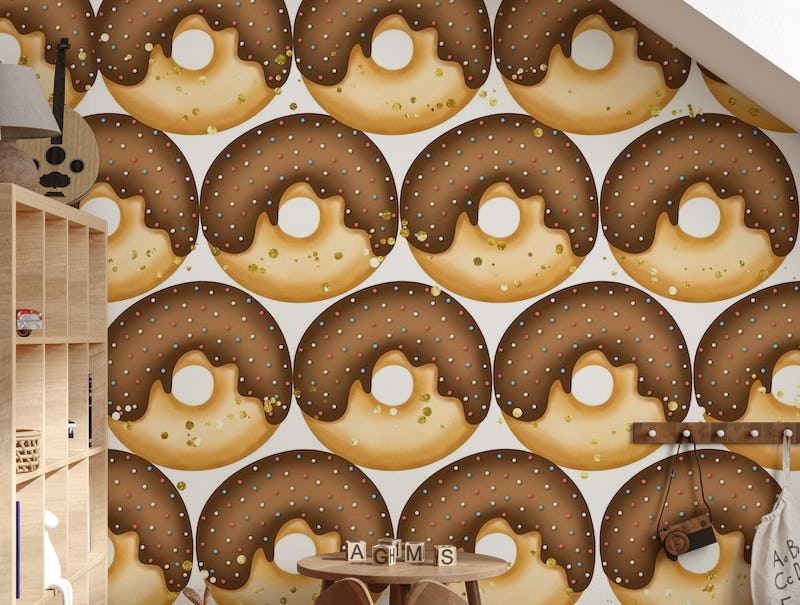 Donut Glitter Pattern 06
