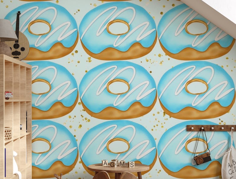 Donut Glitter Pattern 09