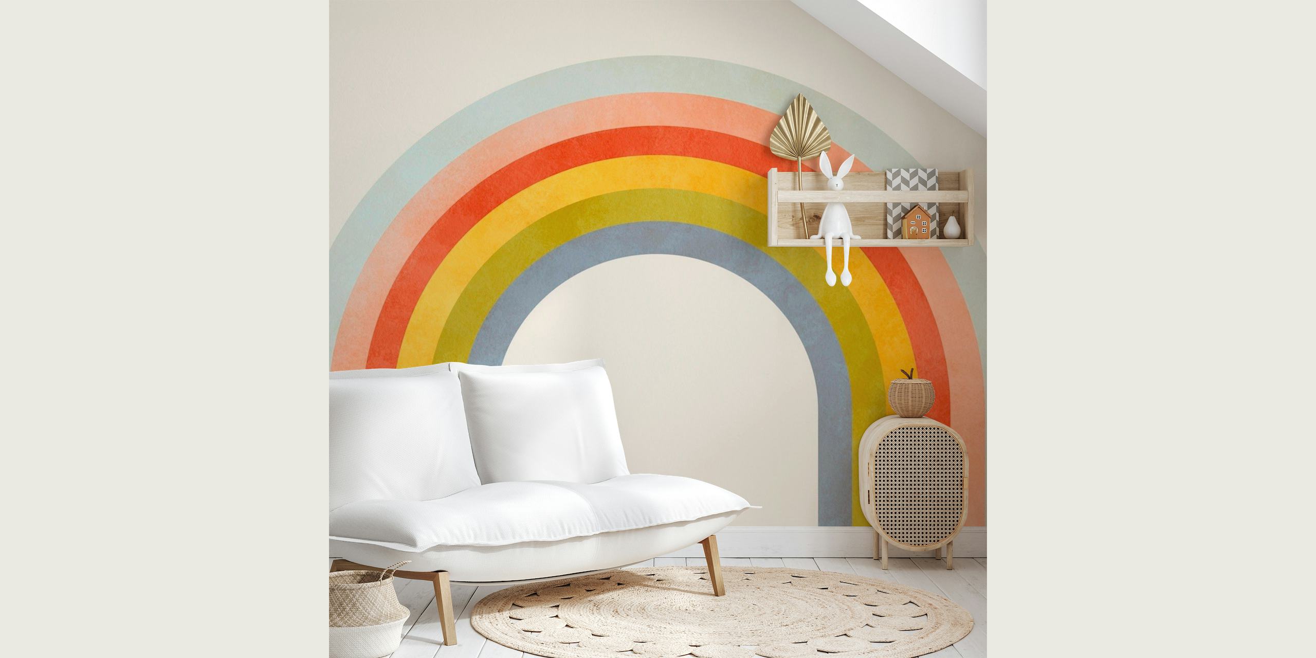 Buy Happy Rainbow Wallpaper Online - Happywall