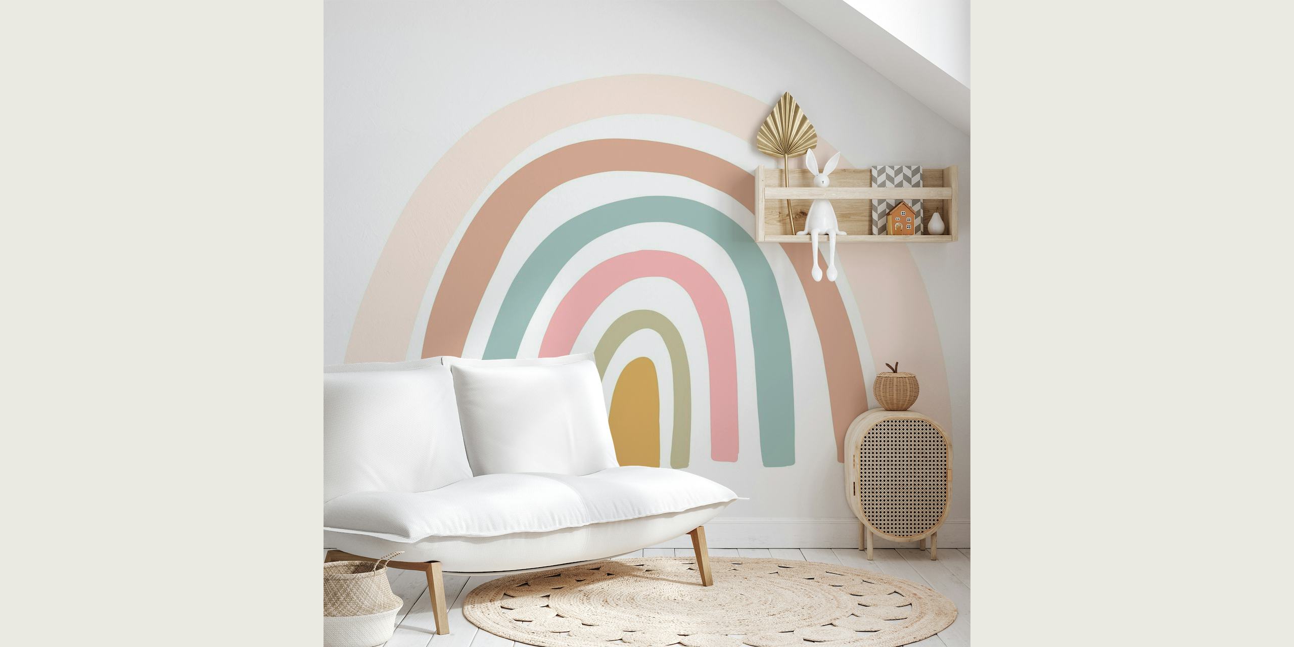 Pastel Pretty Rainbow wallpaper