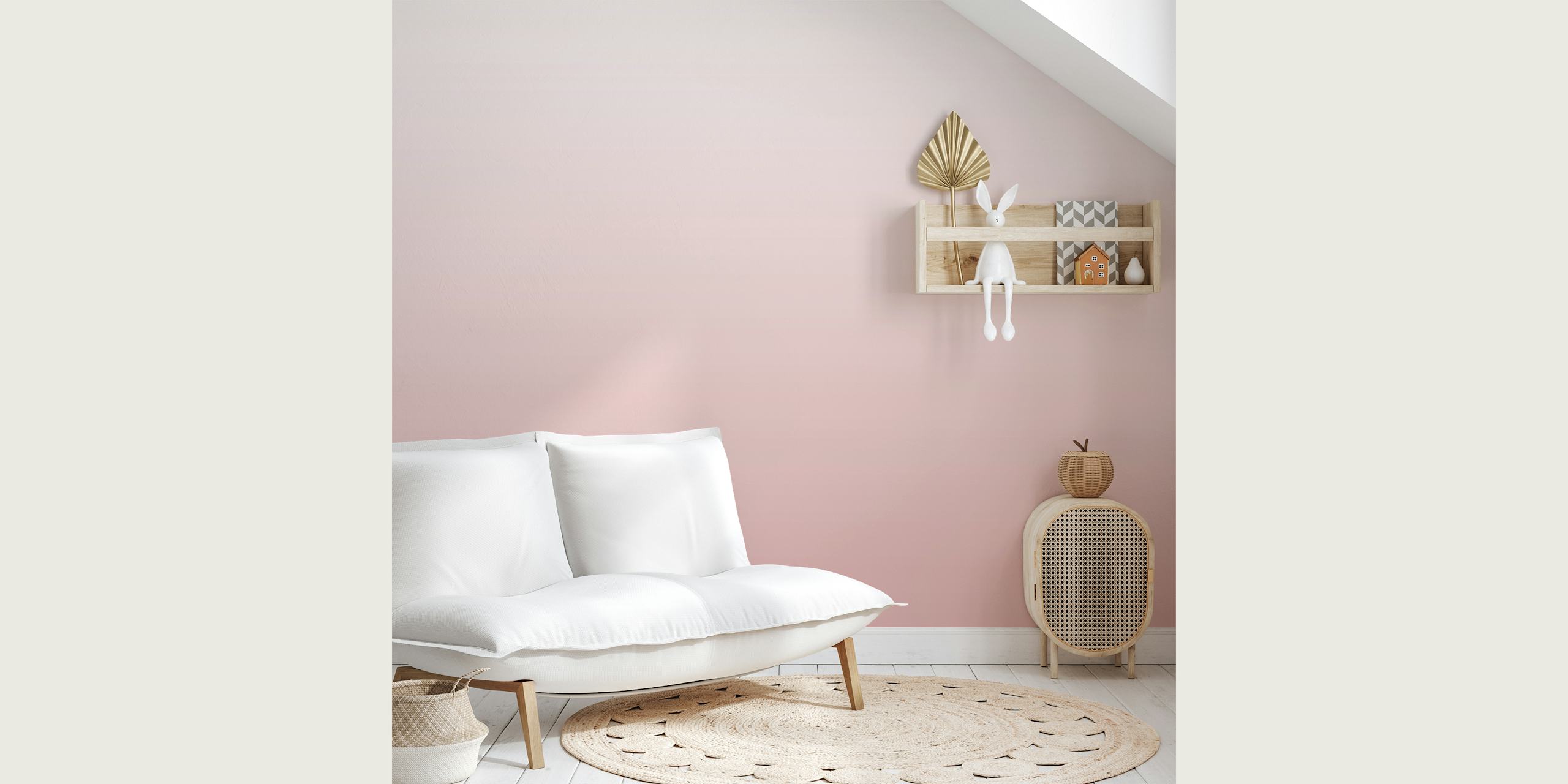 Gradient pink tones wallpaper with soft ombre effect