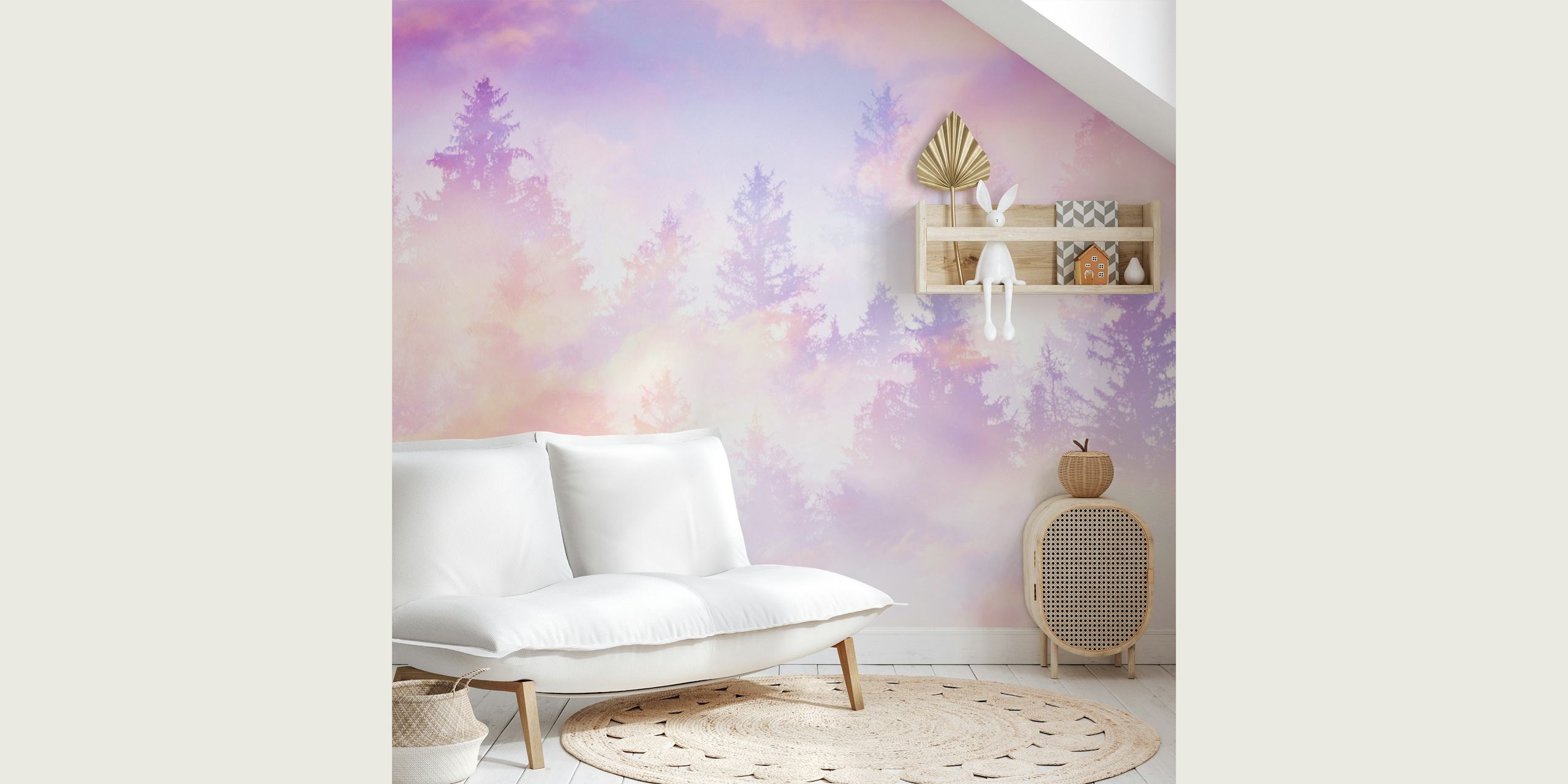 Pastel Forest Dream 1 v moderní místnosti