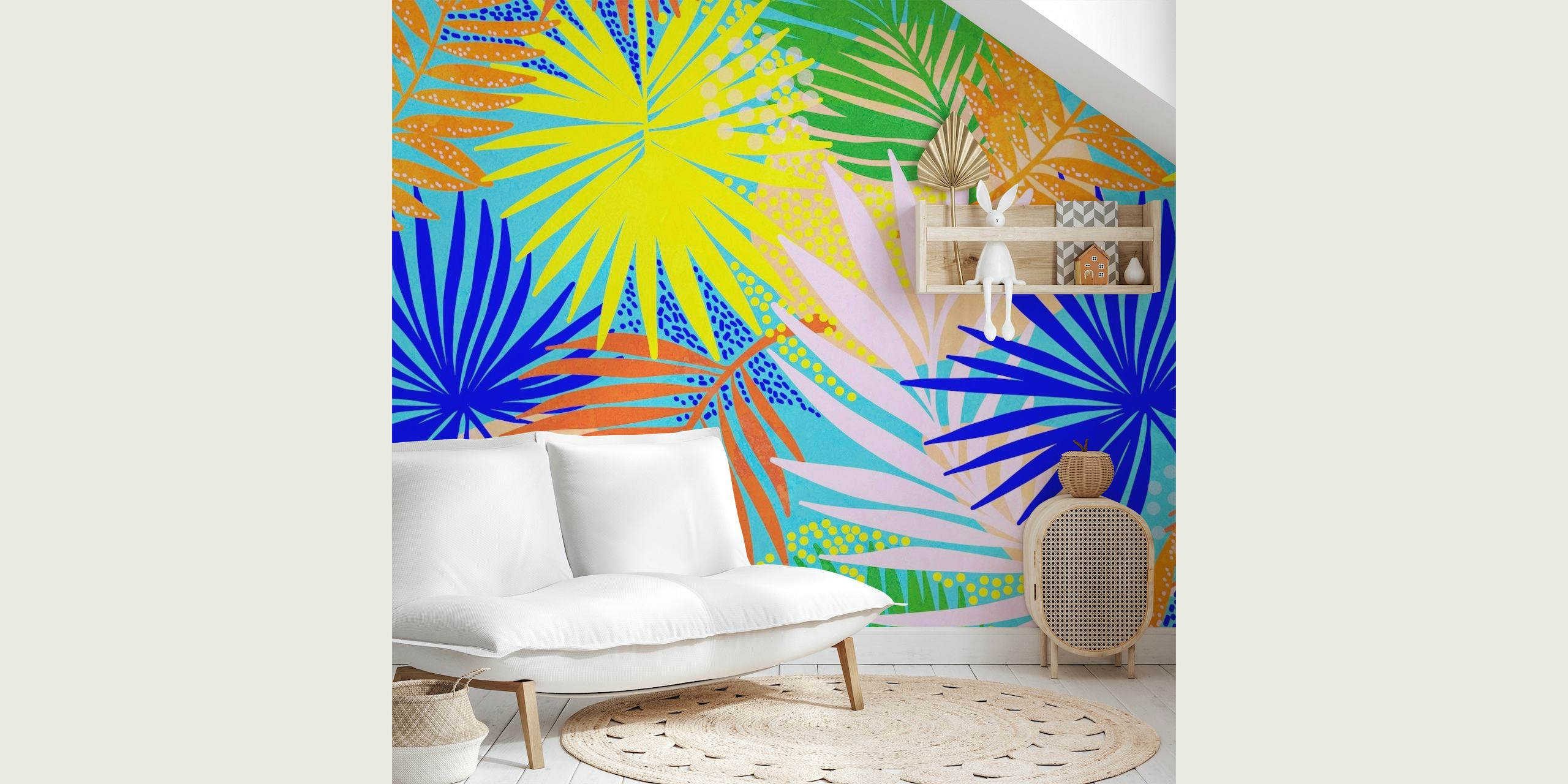 Happy Tropical Jungle wallpaper