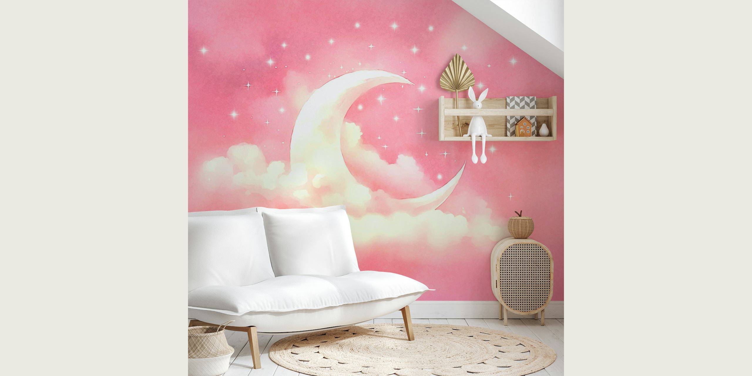 Sweet Dreams Boho Moon wallpaper