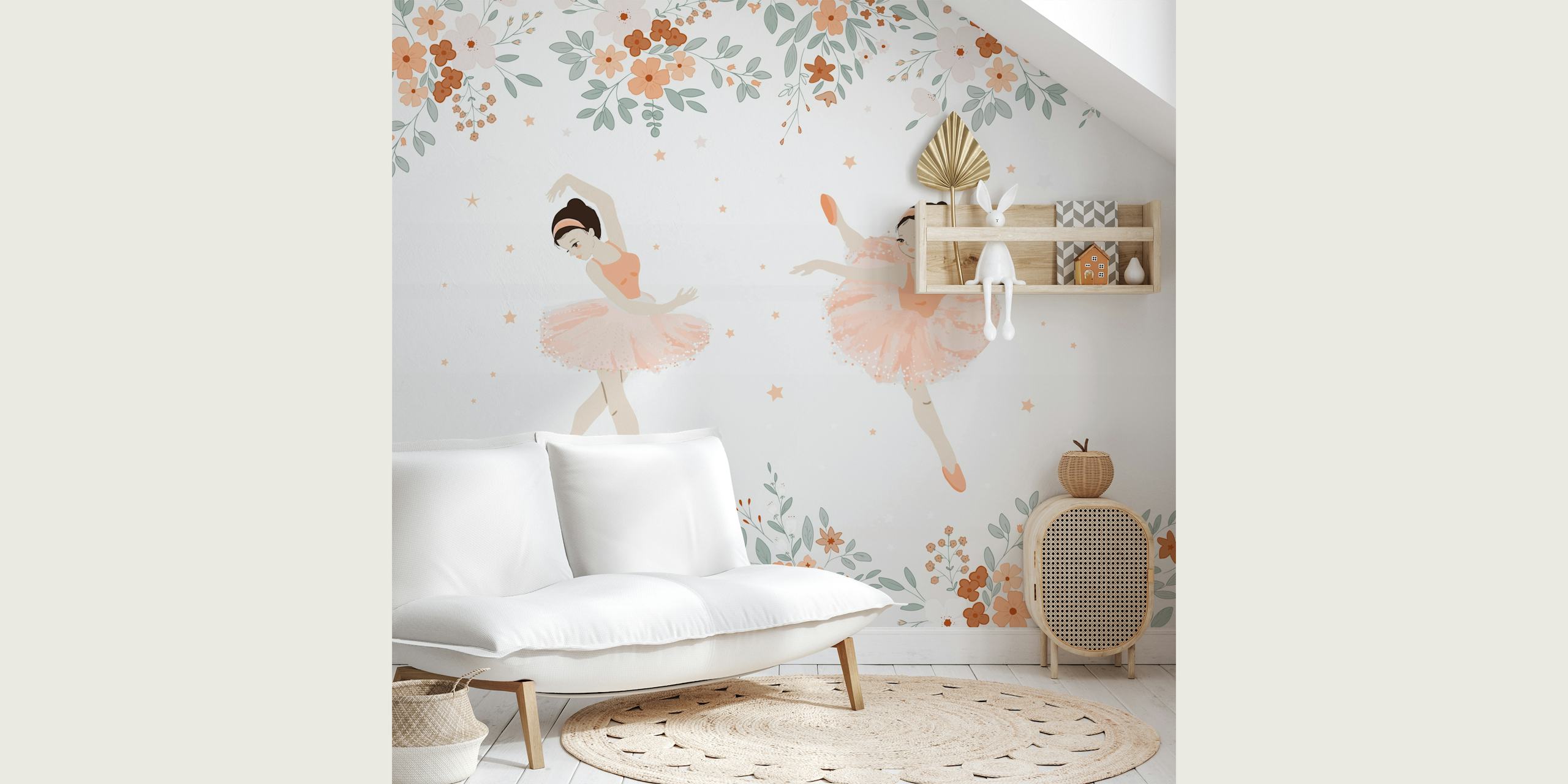 Dancing Ballerinas tapeta u sobi