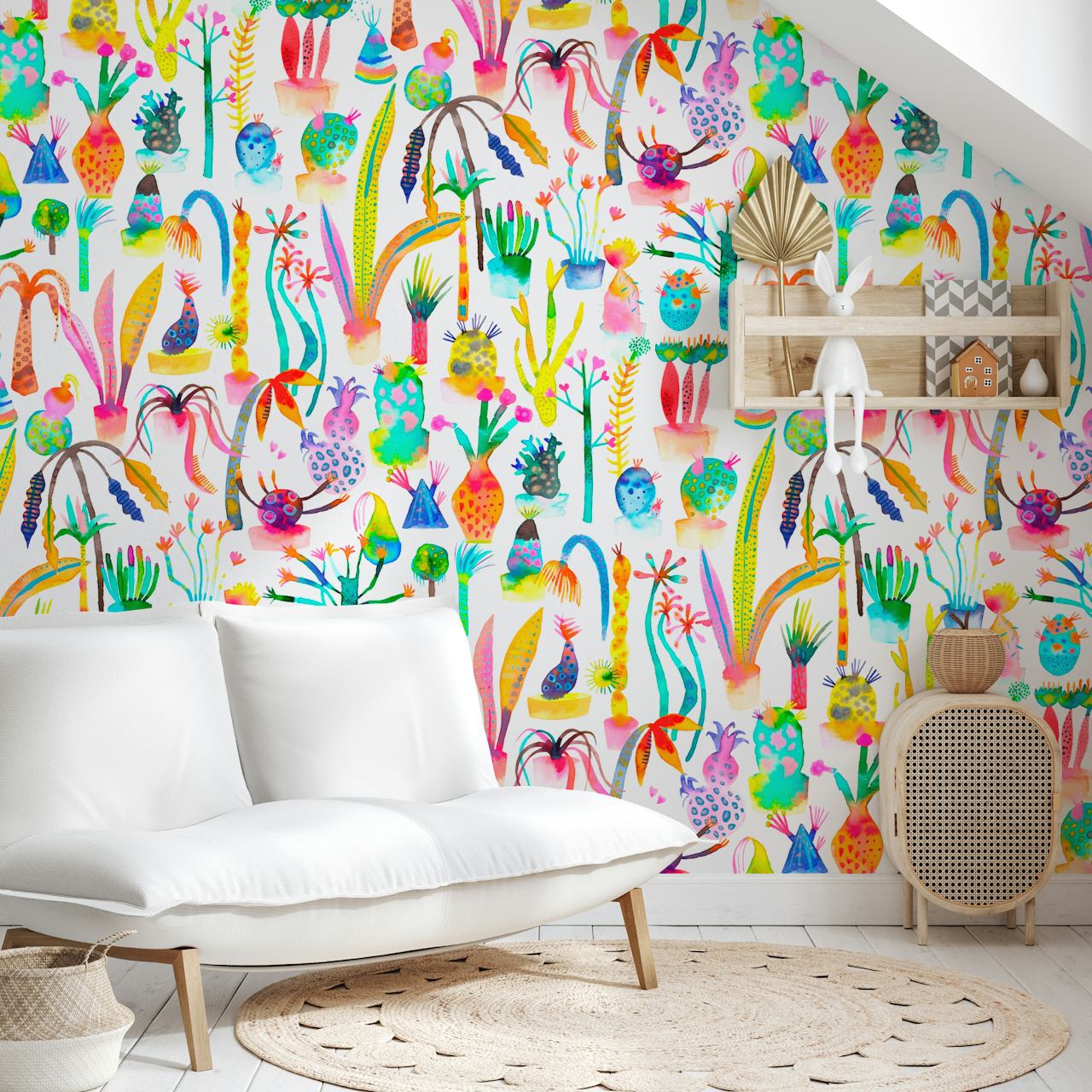 Tapeta Lush Garden v interiéru