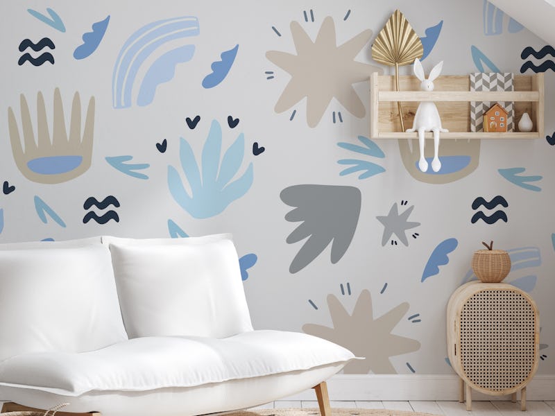 Happy Kids Wall Blue