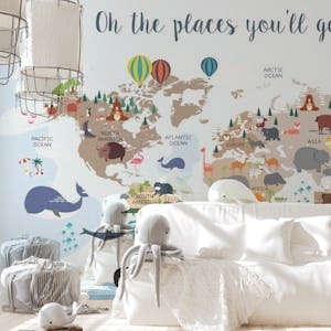 Playroom Map with Animals