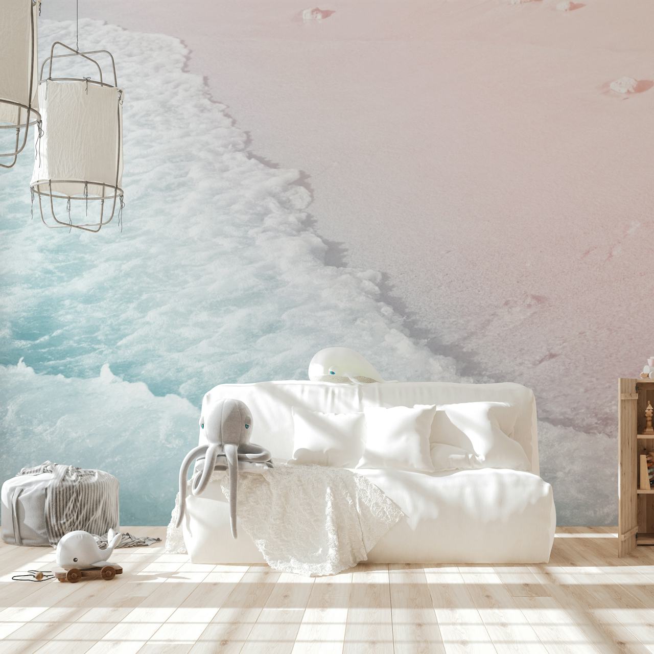 Caribbean Sea Foam Bliss 4 σχέδιο ταπετσαρίας