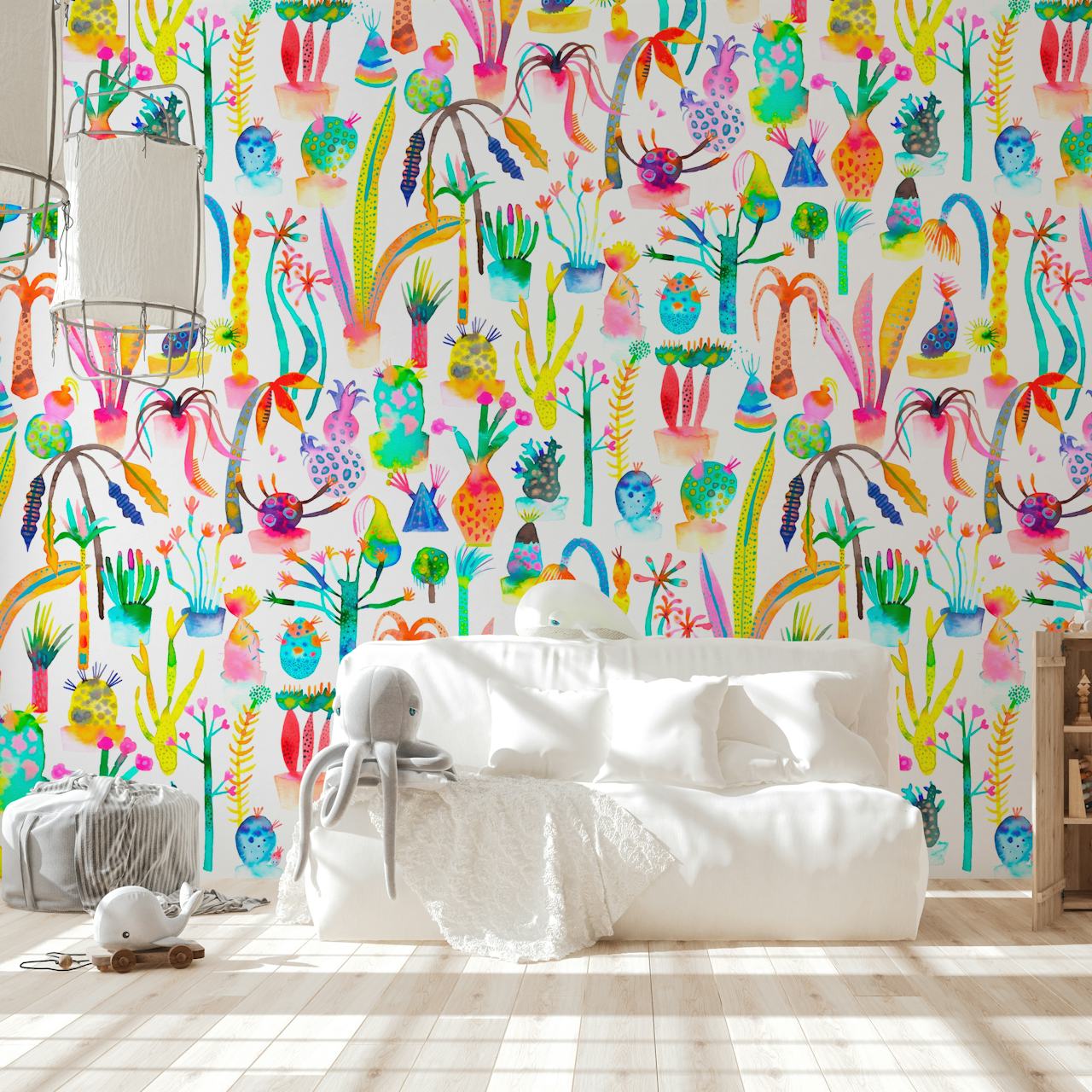 Tapeta Lush Garden v interiéru