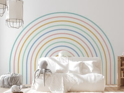 Minimalist Pastel Rainbow