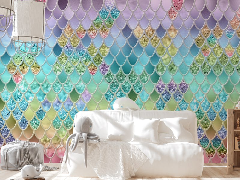 Mermaid Glitter Scales 1a