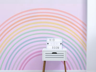 Happy Pastel Boho Rainbow
