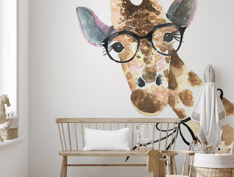 Giraffe with Glasses