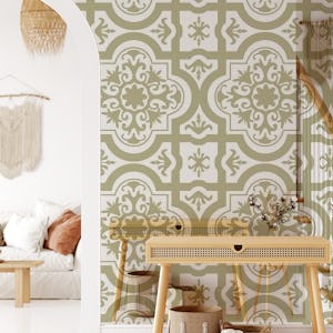 Alhambra Tiles Pale Green