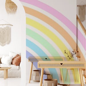 Pastel Half-Rainbow