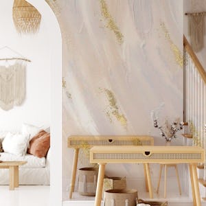 Neutral Painting with Gold