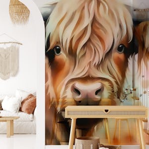 Highland Cow Art