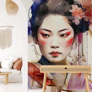 Watercolor Modern Geisha #3
