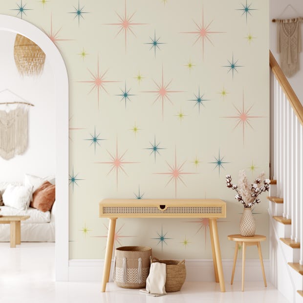 colorful star wallpaper designs