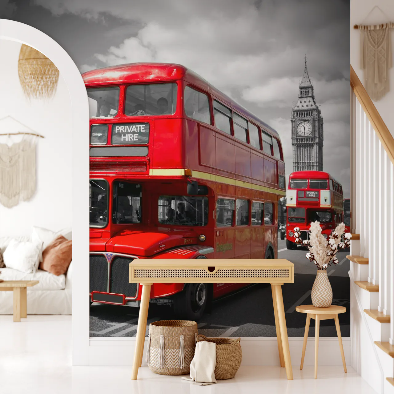 Buy London Red Buses Wallpaper Online Happywall buy-london-red-buses-wallpaper-online-happywall