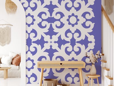 Spanish Tiles Very Peri White