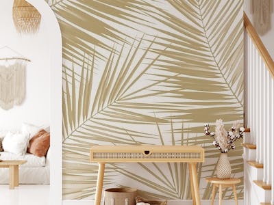 Palm Leaves Gold Cali Vibes 8